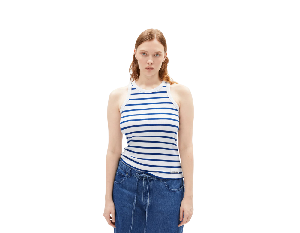 Maieu KANITAA STRIPES White Lapis Blue