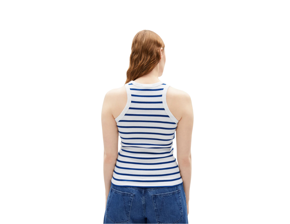 Maieu KANITAA STRIPES White Lapis Blue