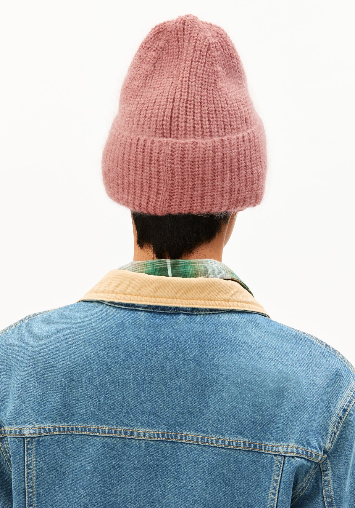 Beanie SNOWAA MOHAIR WOOL Light Berry