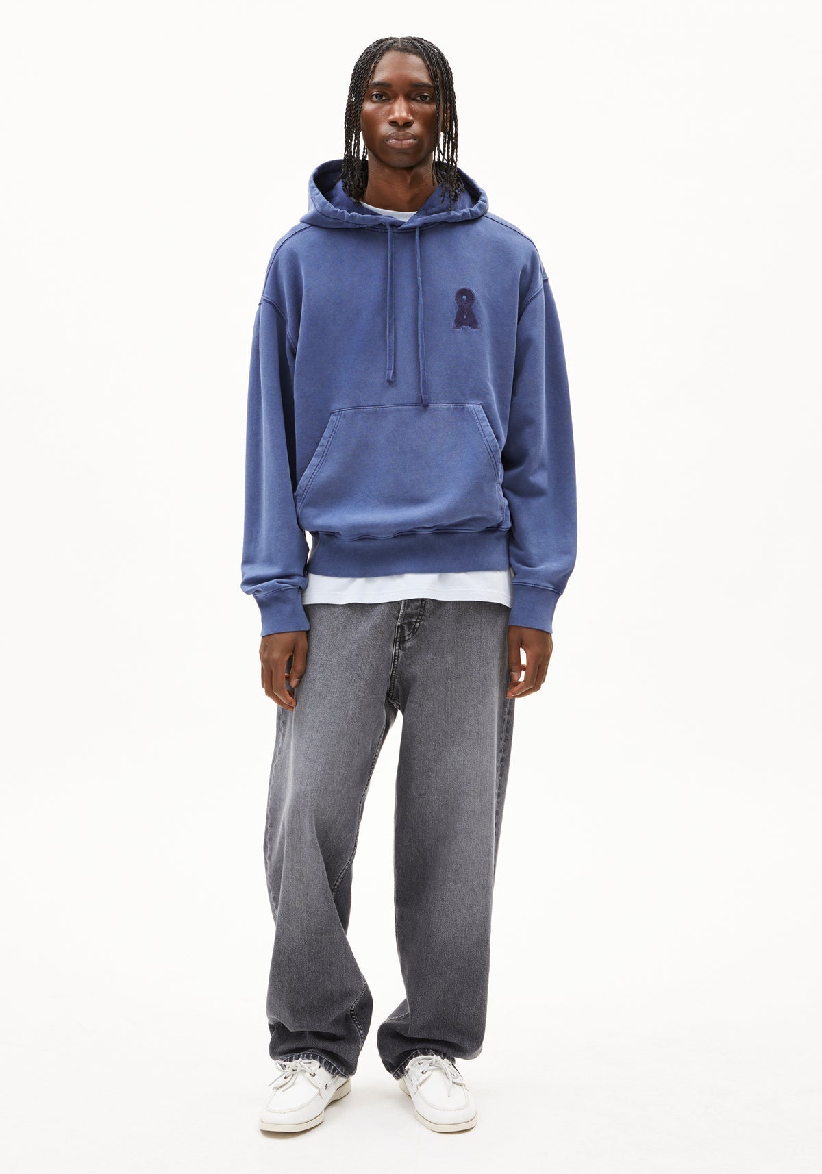 Hanorac KIRAAN ICONIC Blue Noon Washed
