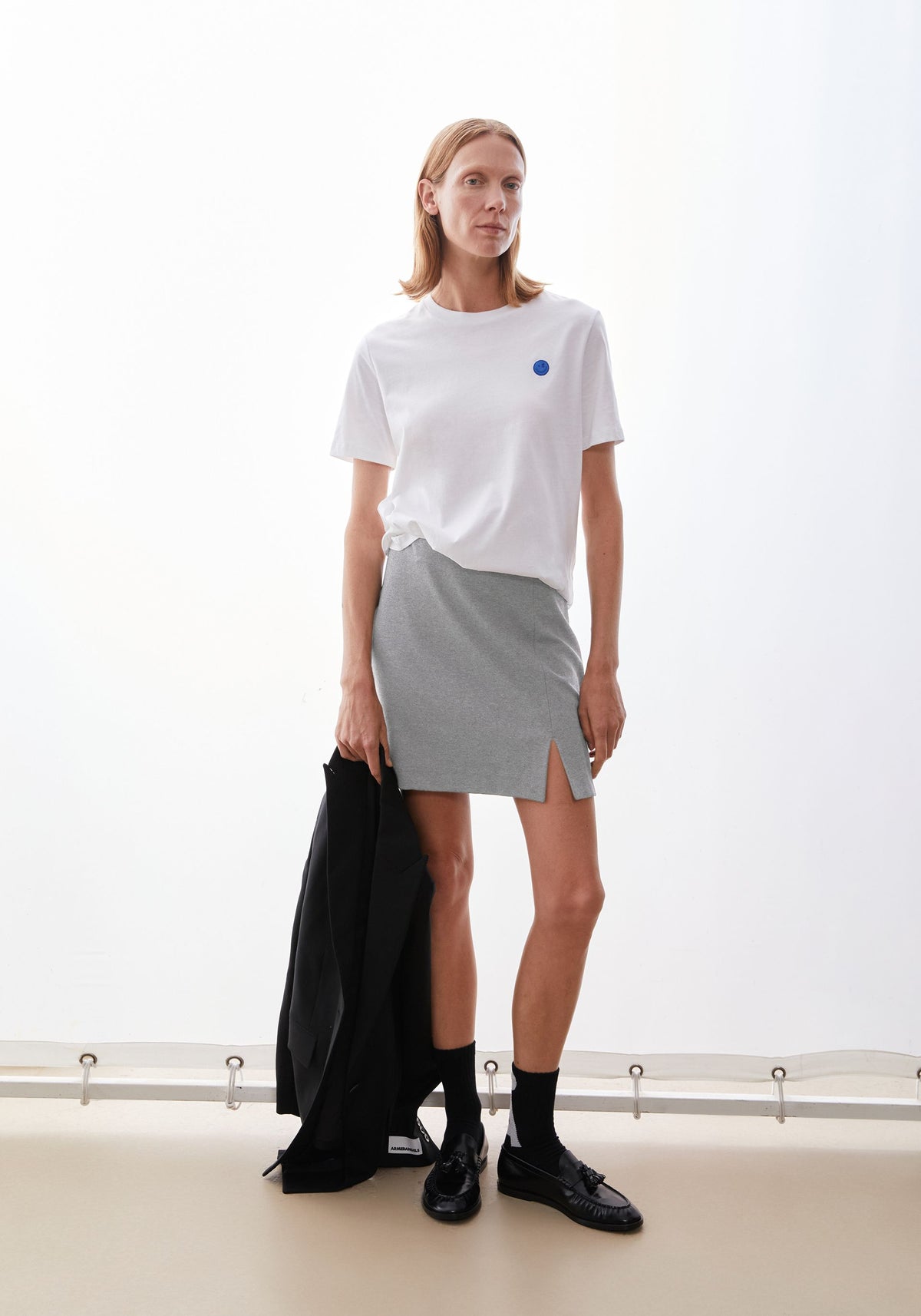 Tricou LUALAA EMBRO White