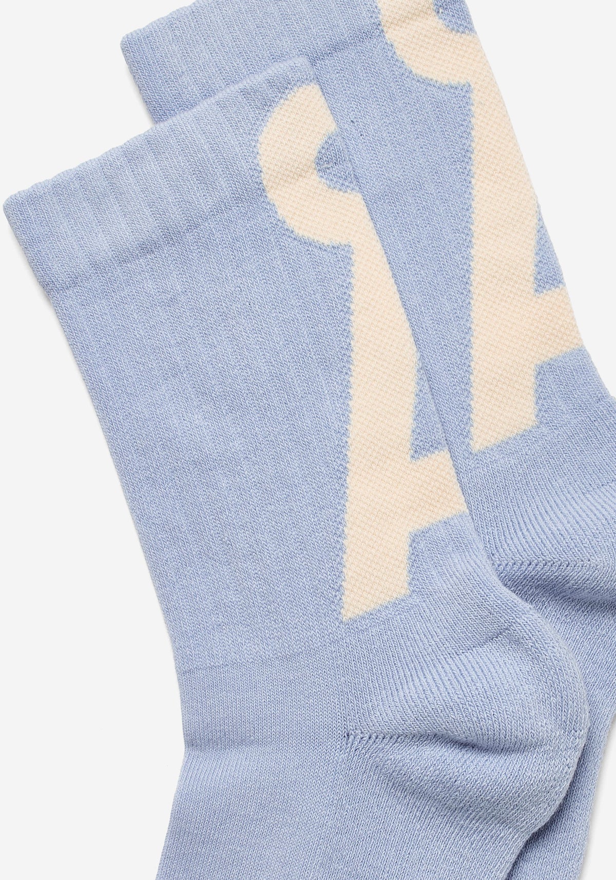 Șosete SAAMUS SHORT Soft Blue Oatmilk