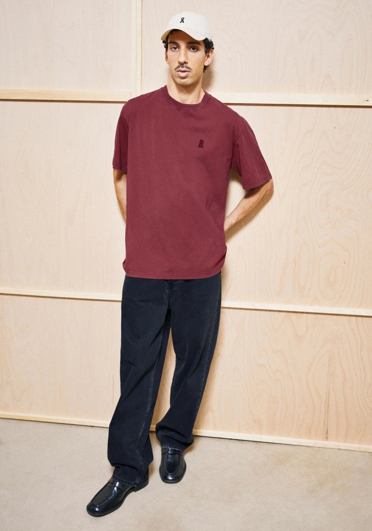 Tricou MAARKOS ICONIC Velvet Red Washed