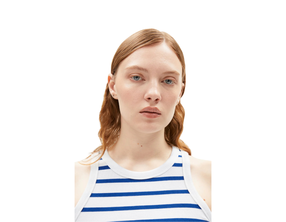 Maieu KANITAA STRIPES White Lapis Blue