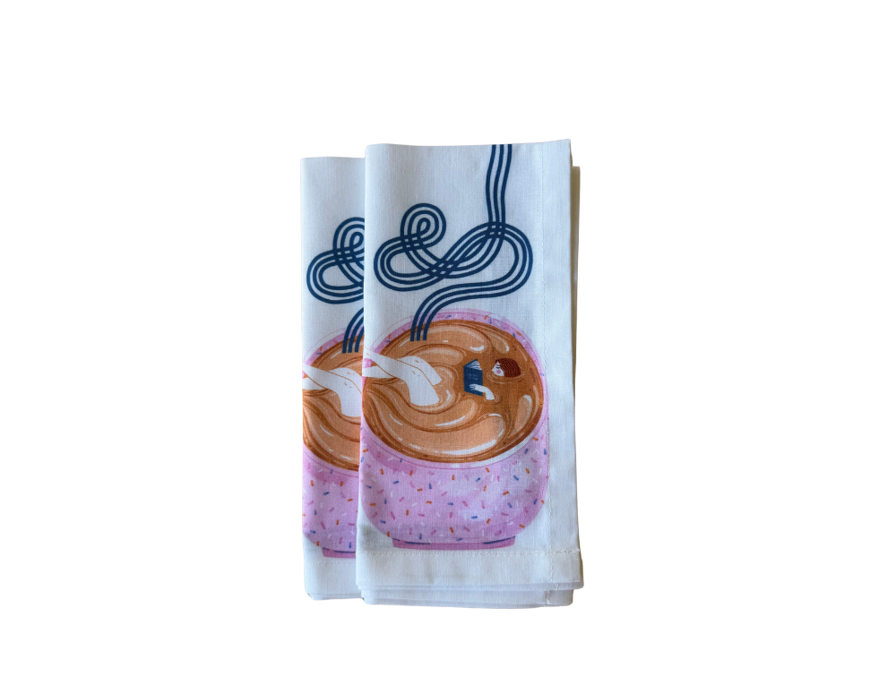 MADALINA ANDRONIC Kitchen Towels Set Natural