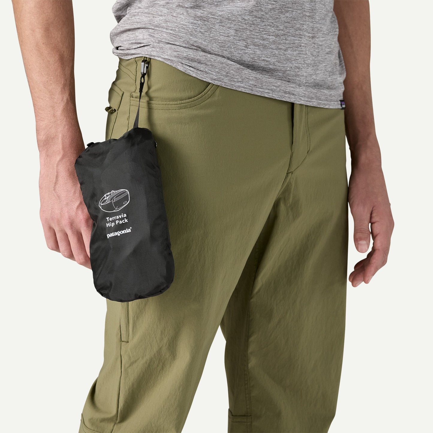 Borsetă Terravia Hip Pack Black