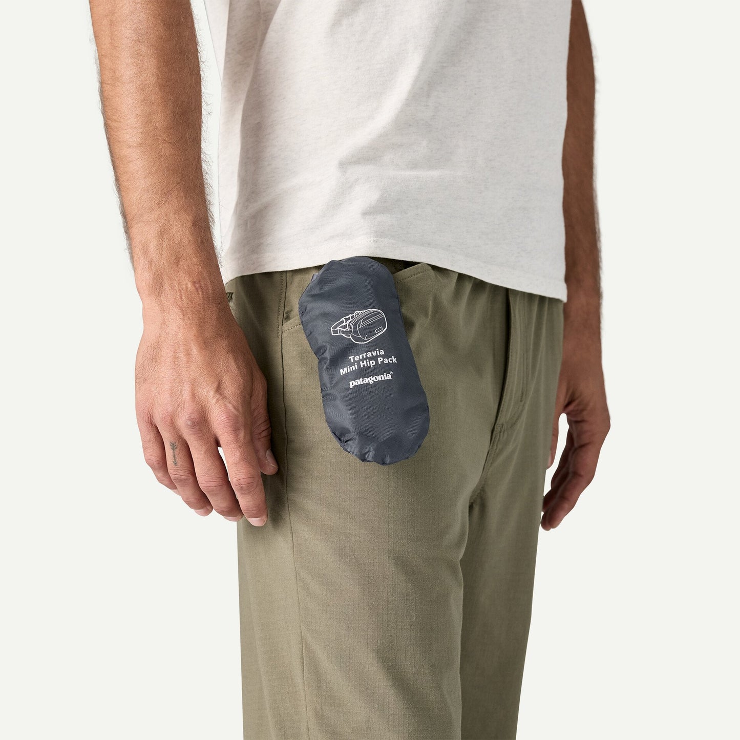 Borsetă Terravia Mini Hip Pack Barnacle Blue
