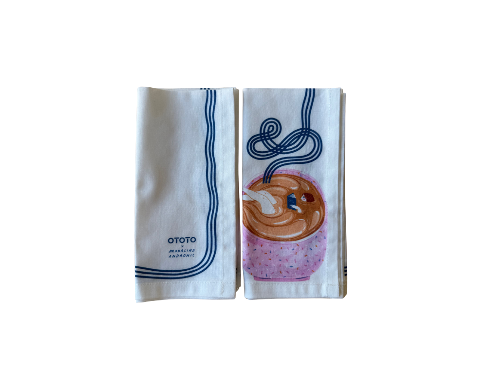 MADALINA ANDRONIC Kitchen Towels Set Natural