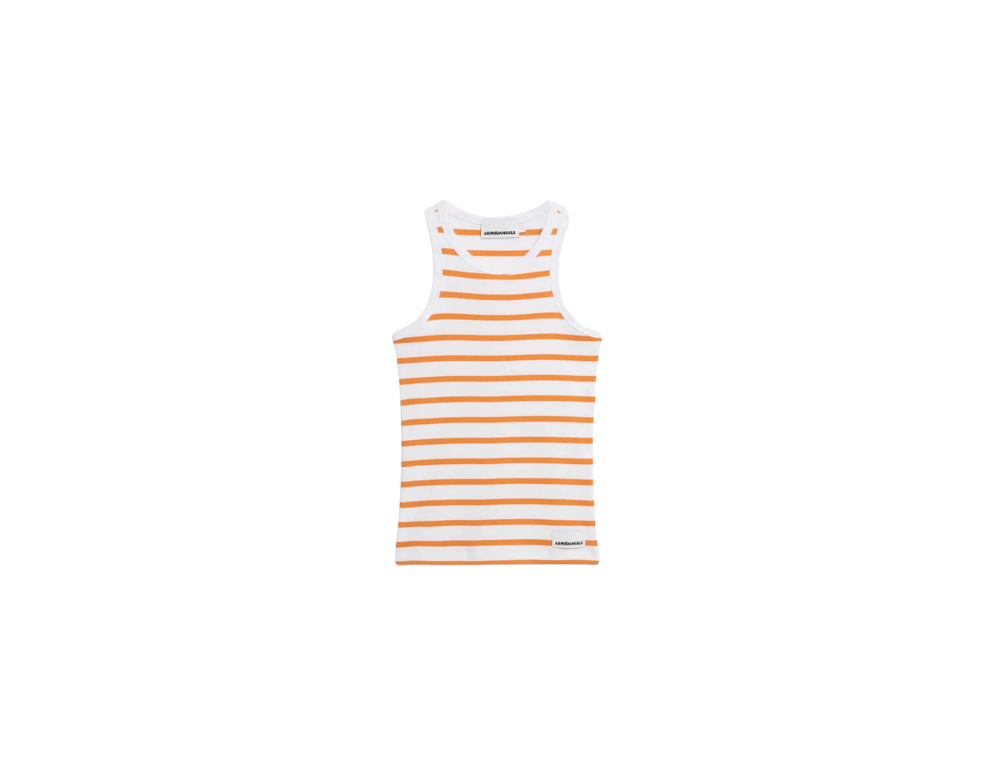 Maieu KANITAA STRIPES White Light Tangerine