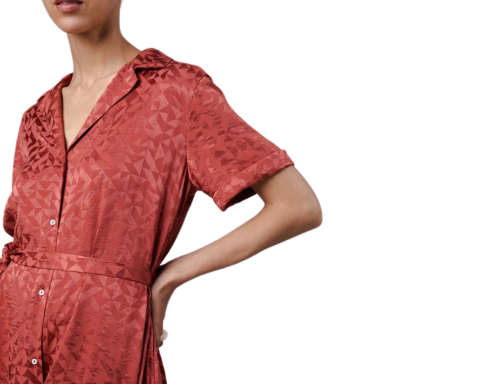 Rochie lungă JACQUARD Garnet