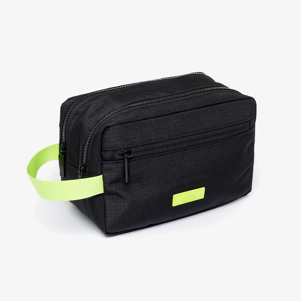 Geantǎ KEI DOUBLE Washbag Black Lime