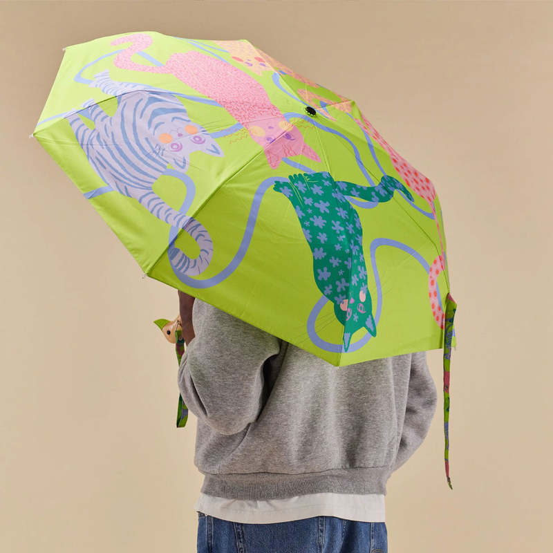 Umbrelǎ LIME ARTY CATS