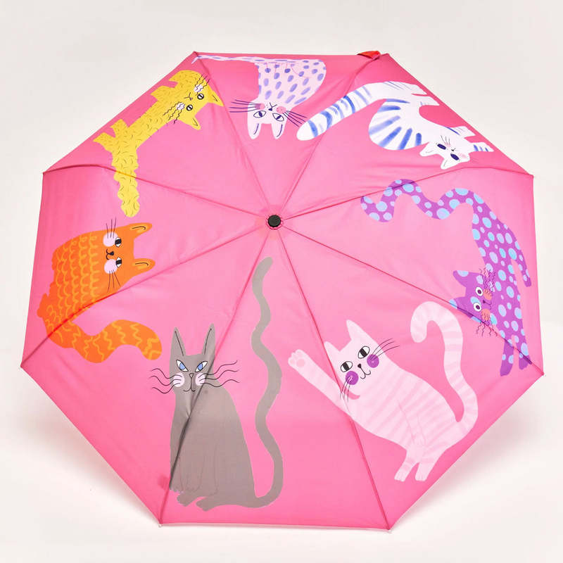 Umbrelǎ FUCHSIA ARTY CATS