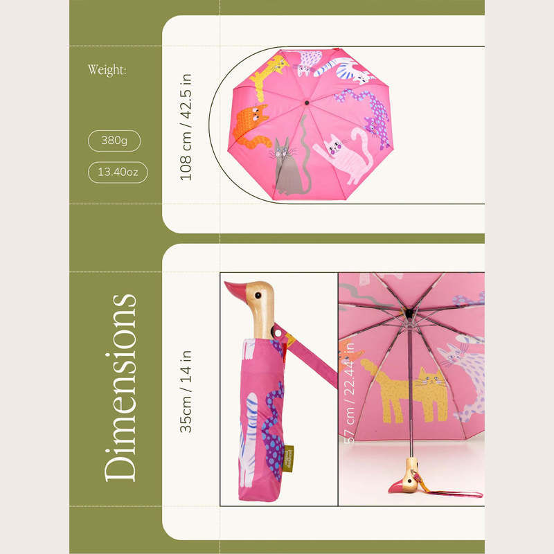 Umbrelǎ FUCHSIA ARTY CATS