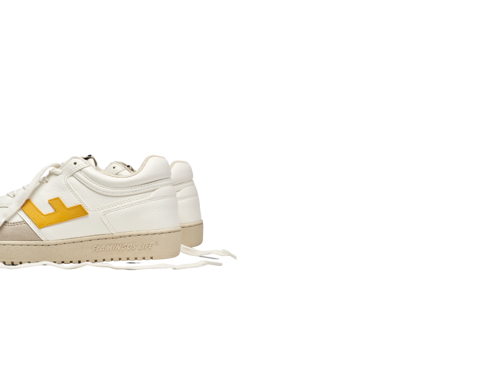 RETRO 90s White Yellow Monocolor