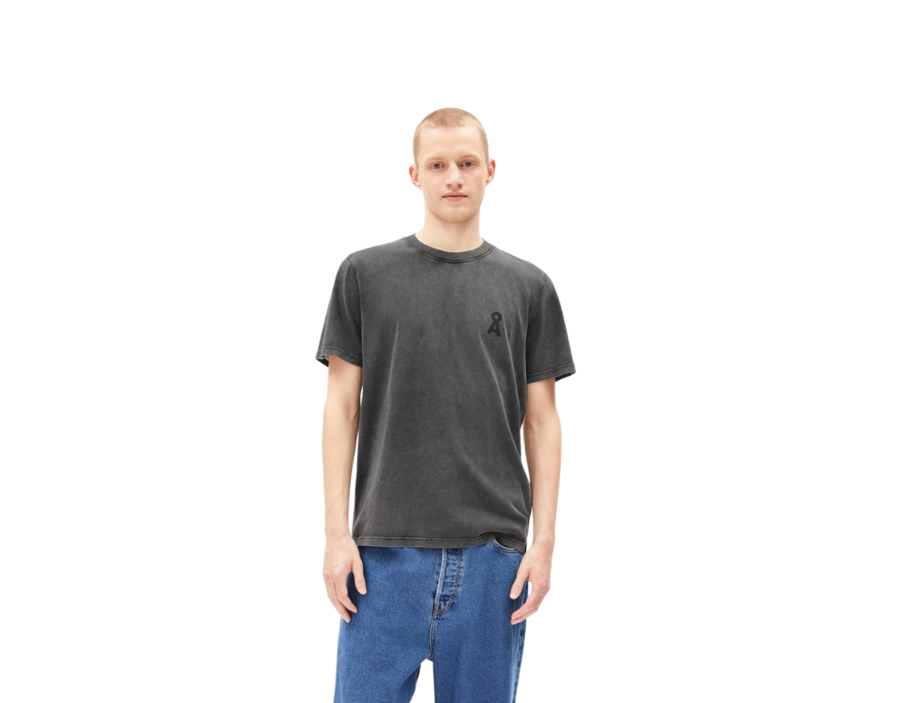 Tricou MAARKOS GMT Dye Black Washed