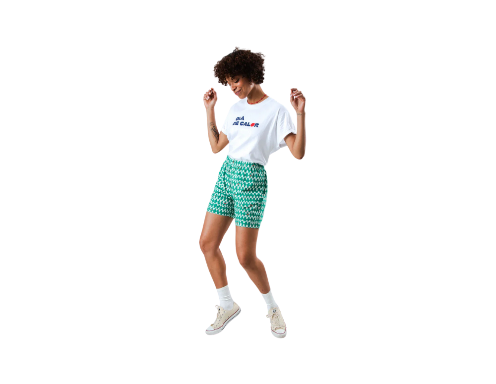 Tricou OLA DE CALOR Boxy White