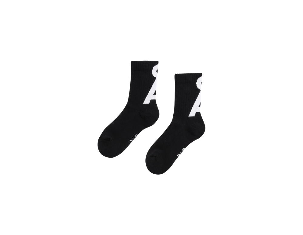 Șosete SAAMUS SHORT Black White