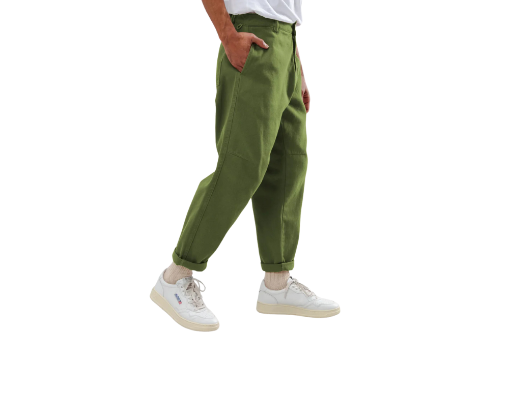 Pantaloni Carpenter Twill Green