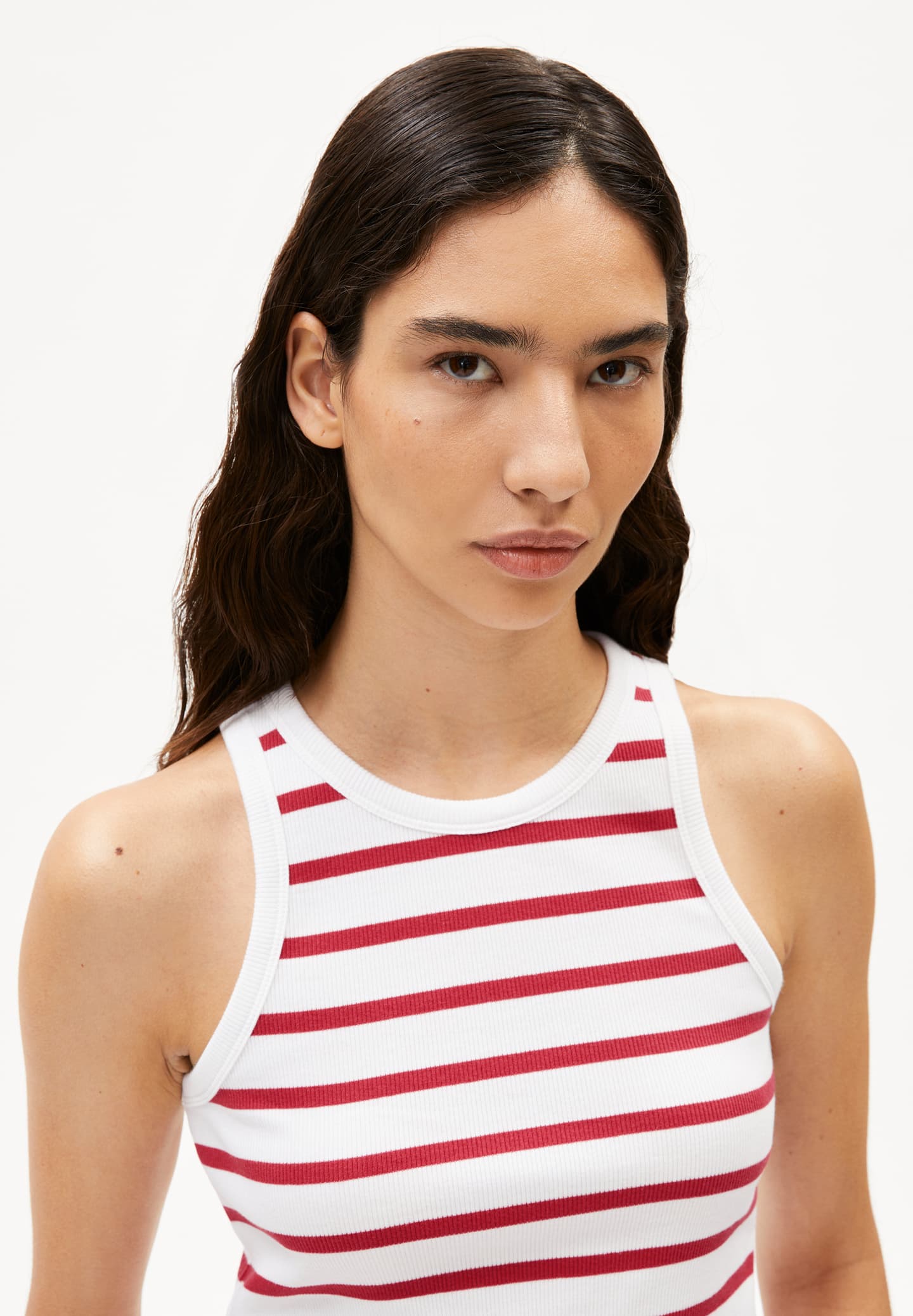 Maieu KANITAA STRIPES White-Coral Blush