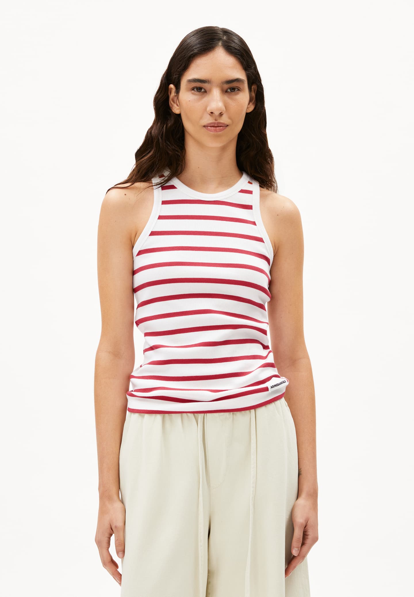 Maieu KANITAA STRIPES White-Coral Blush