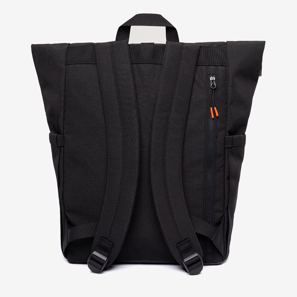 Rucsac LARS ROLL Black Ripstop