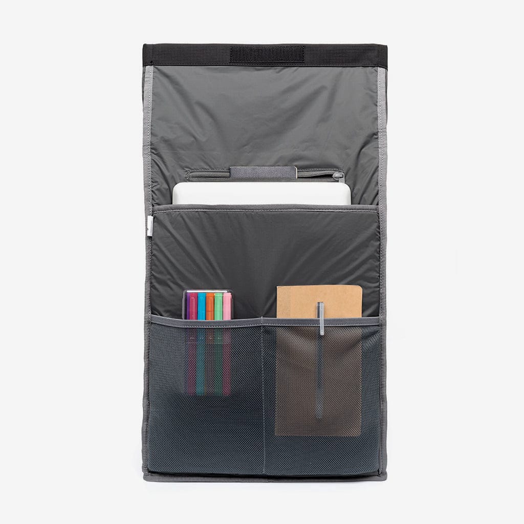 Rucsac LARS ROLL Black Ripstop