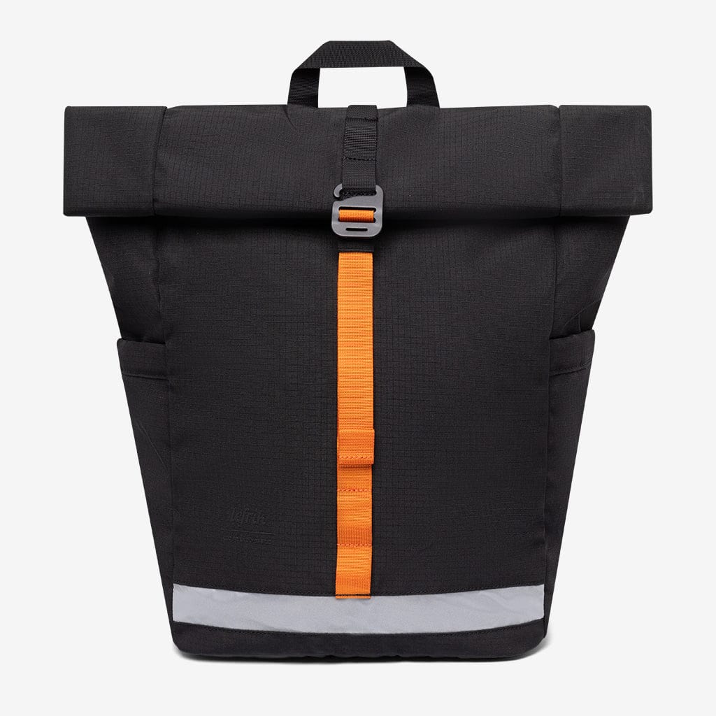 Rucsac LARS ROLL Black Ripstop