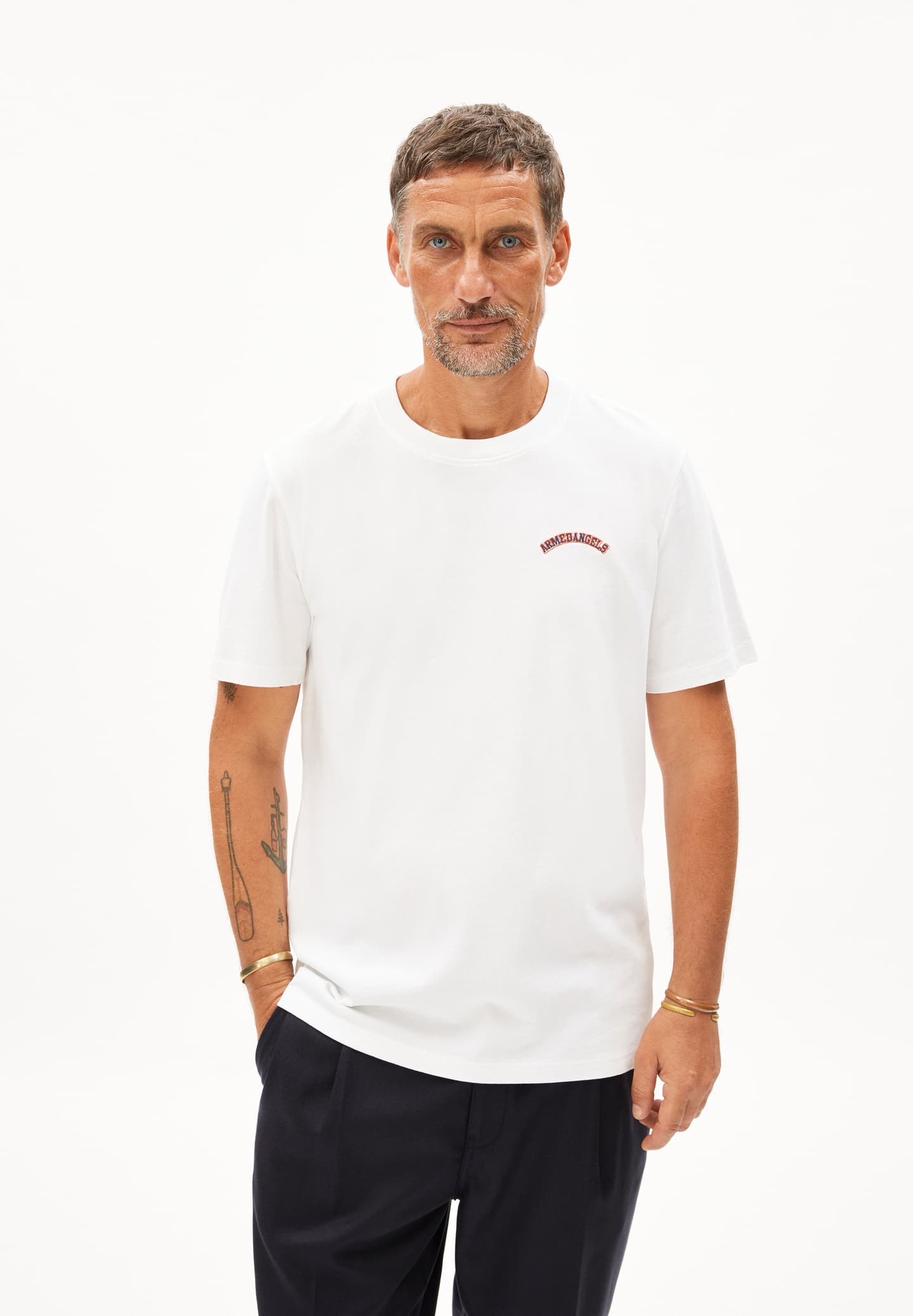 Tricou MAARKOS ARMEDANGELS White