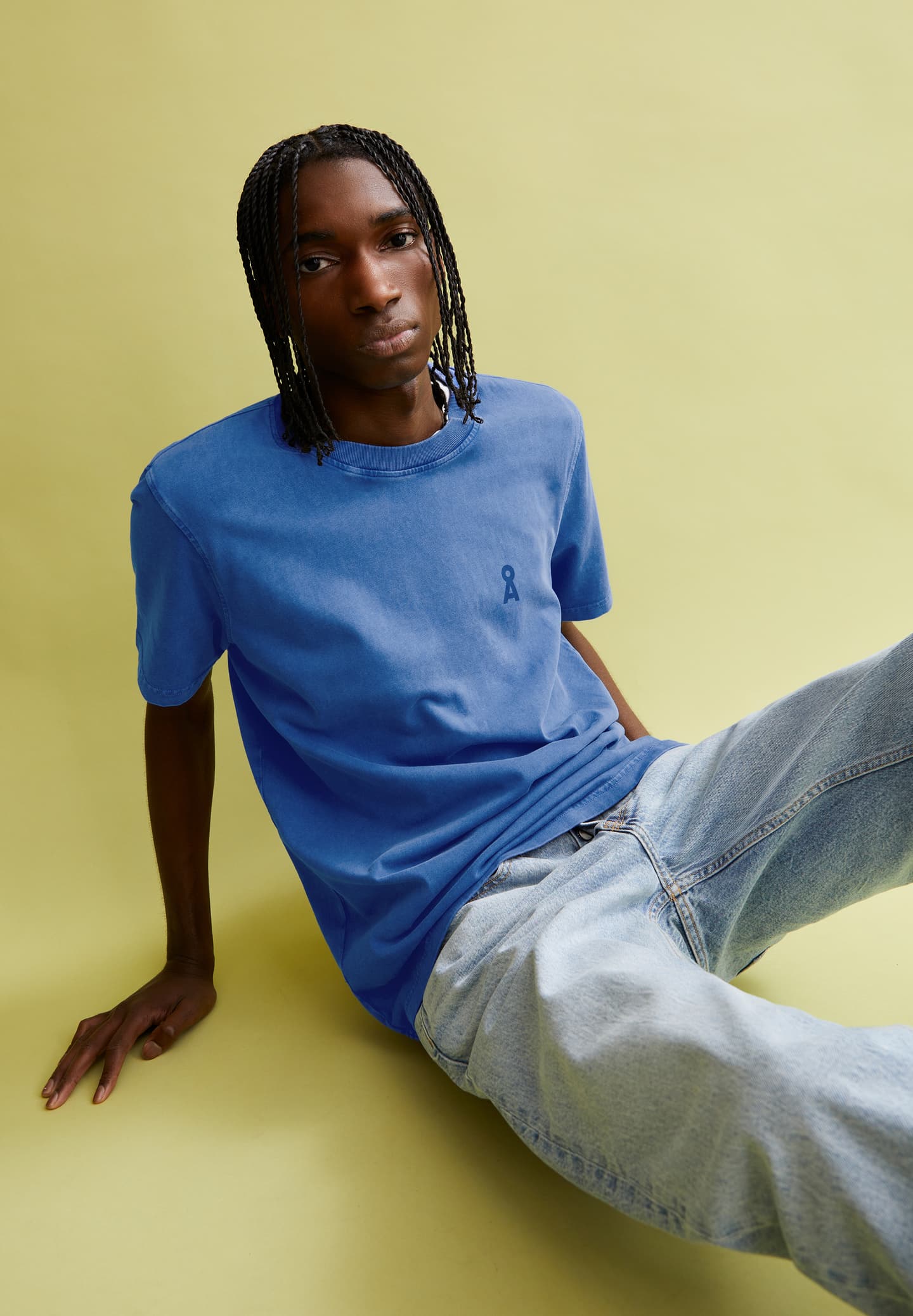 Tricou MAARKOS GMT Dye Dynamo Blue