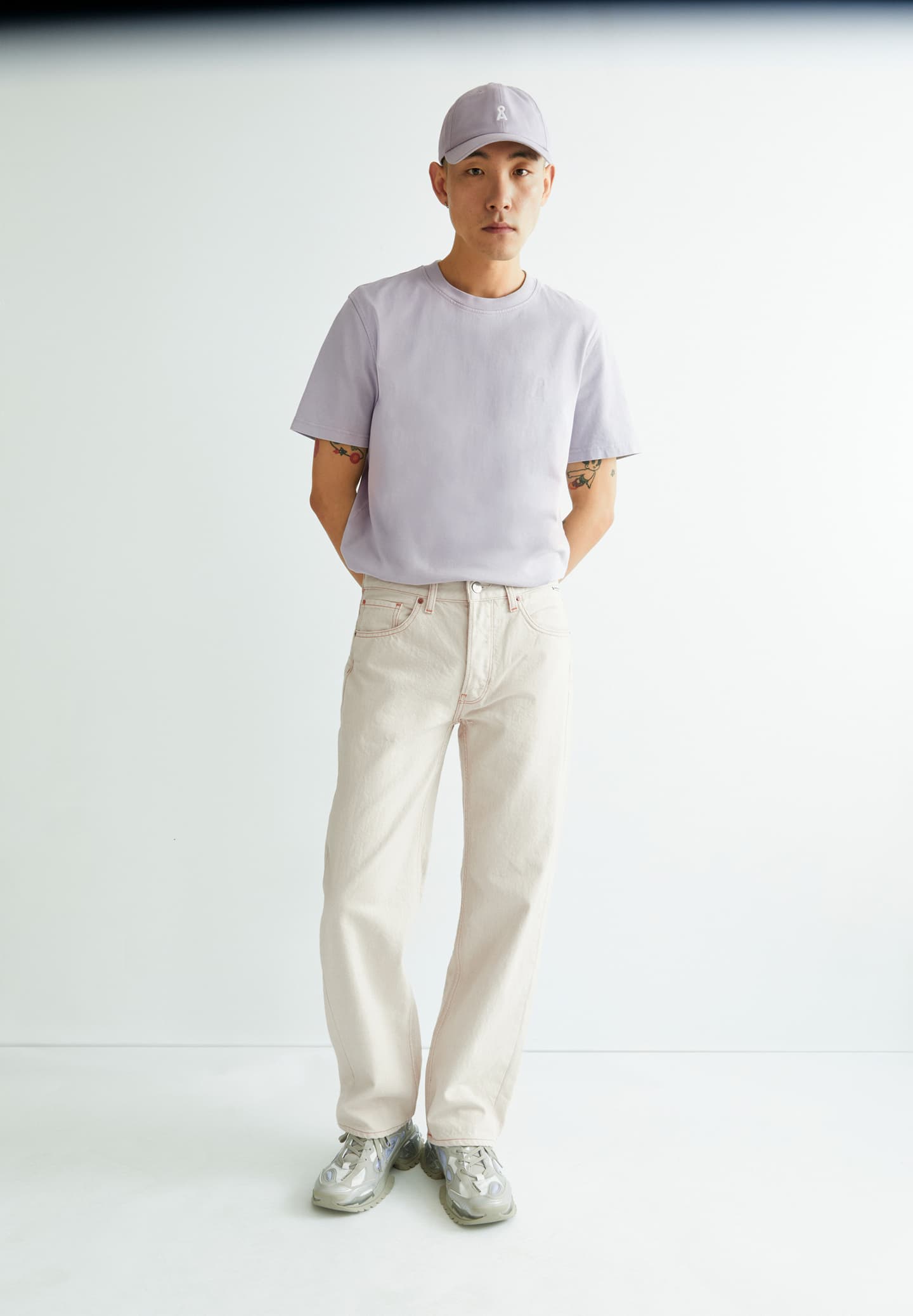 Tricou MAARKOS GMT Dye soft Lilac Washed