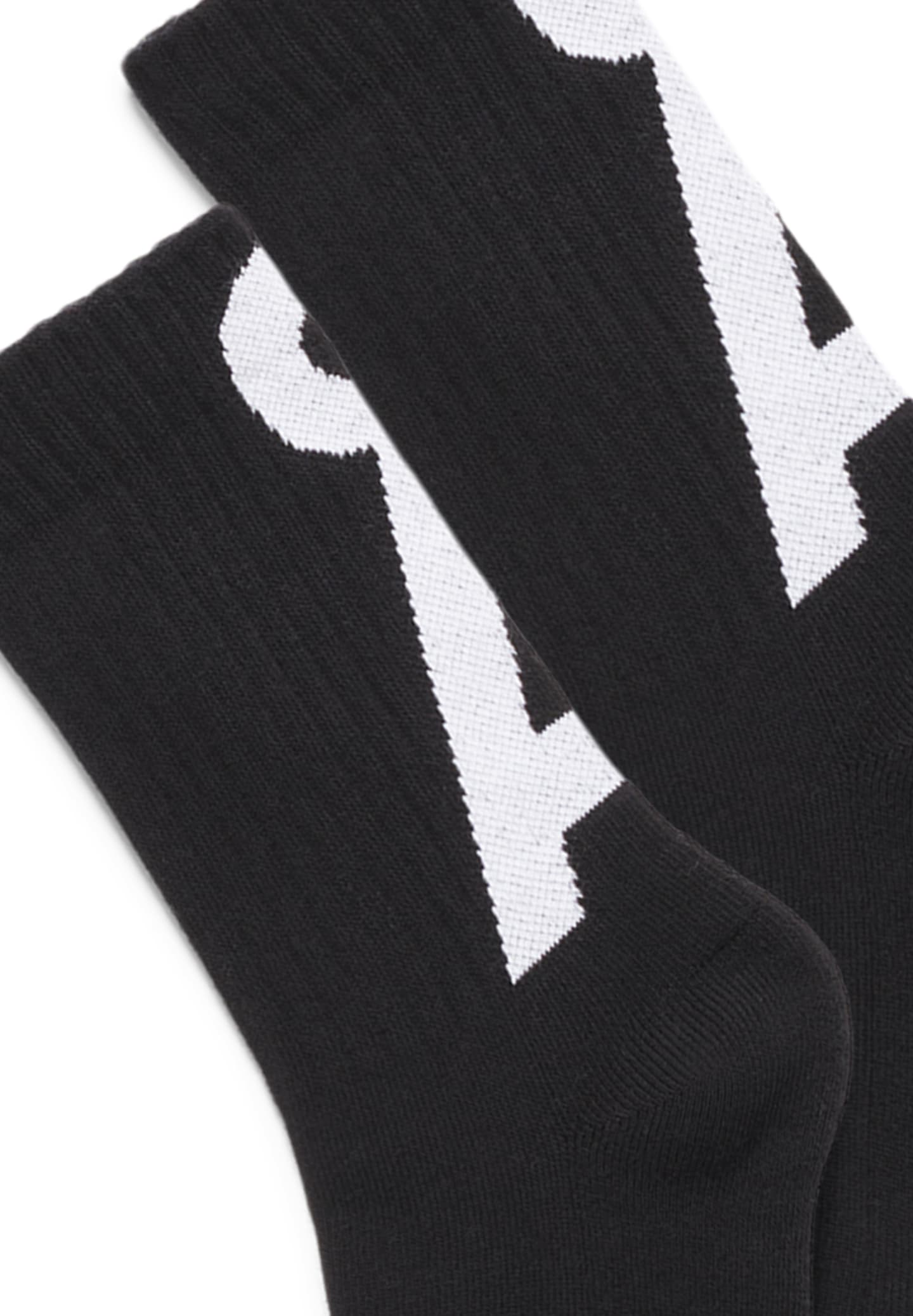 Șosete SAAMUS SHORT Black White