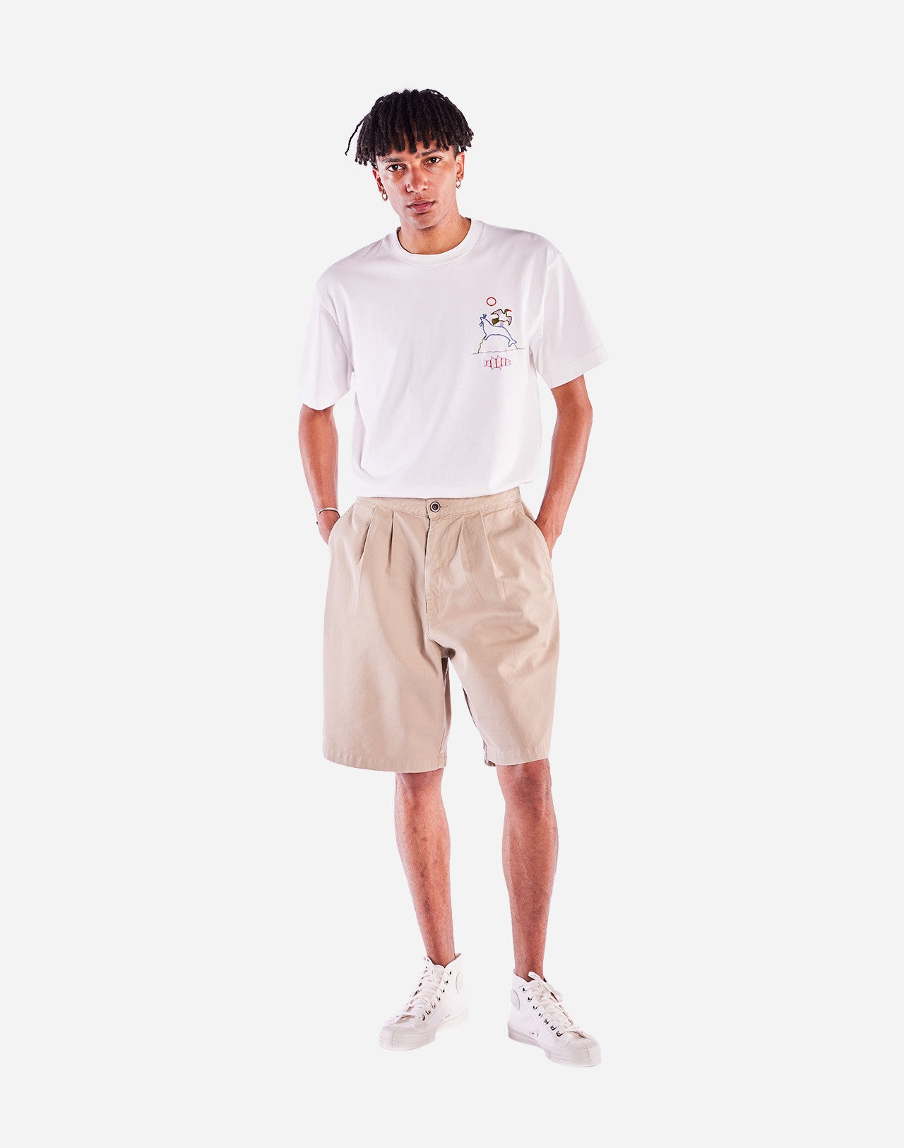 Pantaloni scurți HANDA Beige