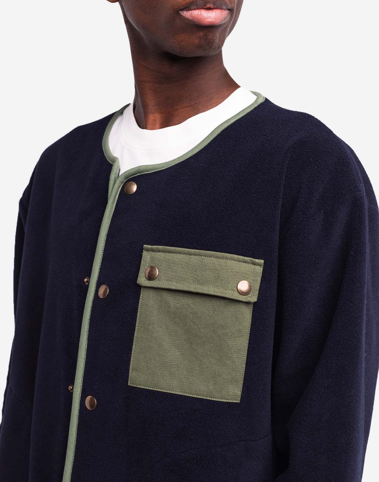 Jachetă Fleece OKINA Navy