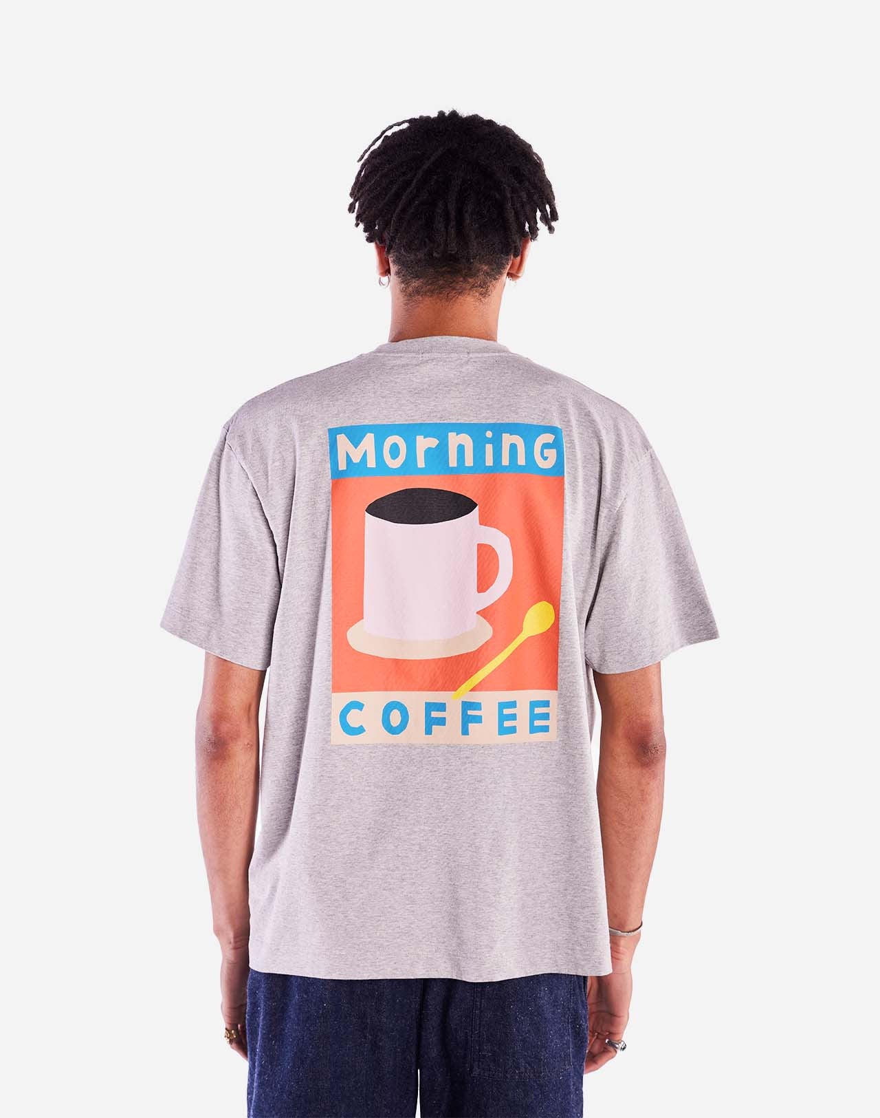 Tricou MORNING COFFEE Grey