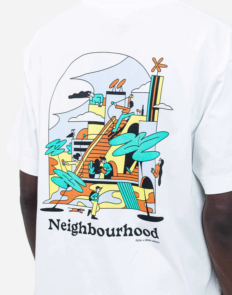 Tricou NEIGHBOURHOOD Ecru