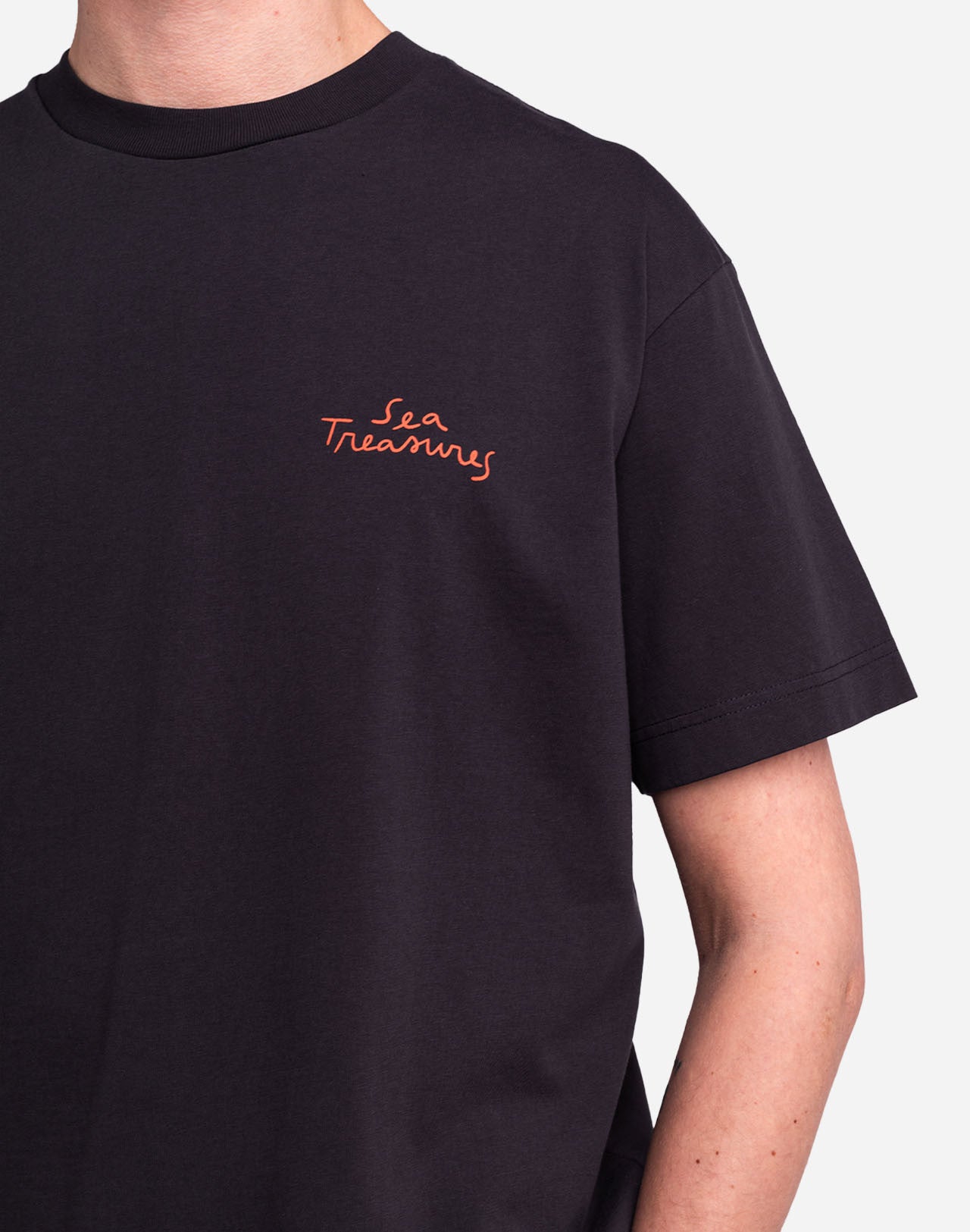 Tricou SEA TREASURE Carbon Black
