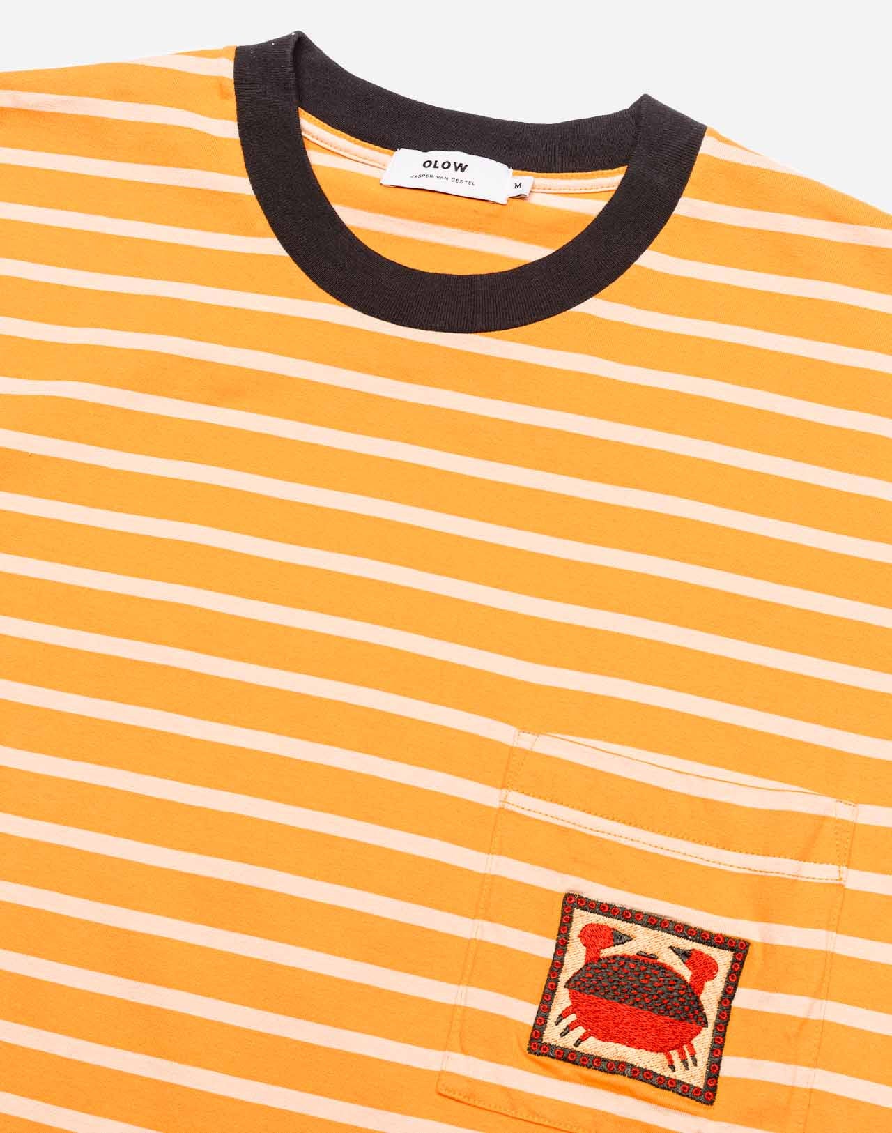 Tricou TOURTEAU Striped Yellow