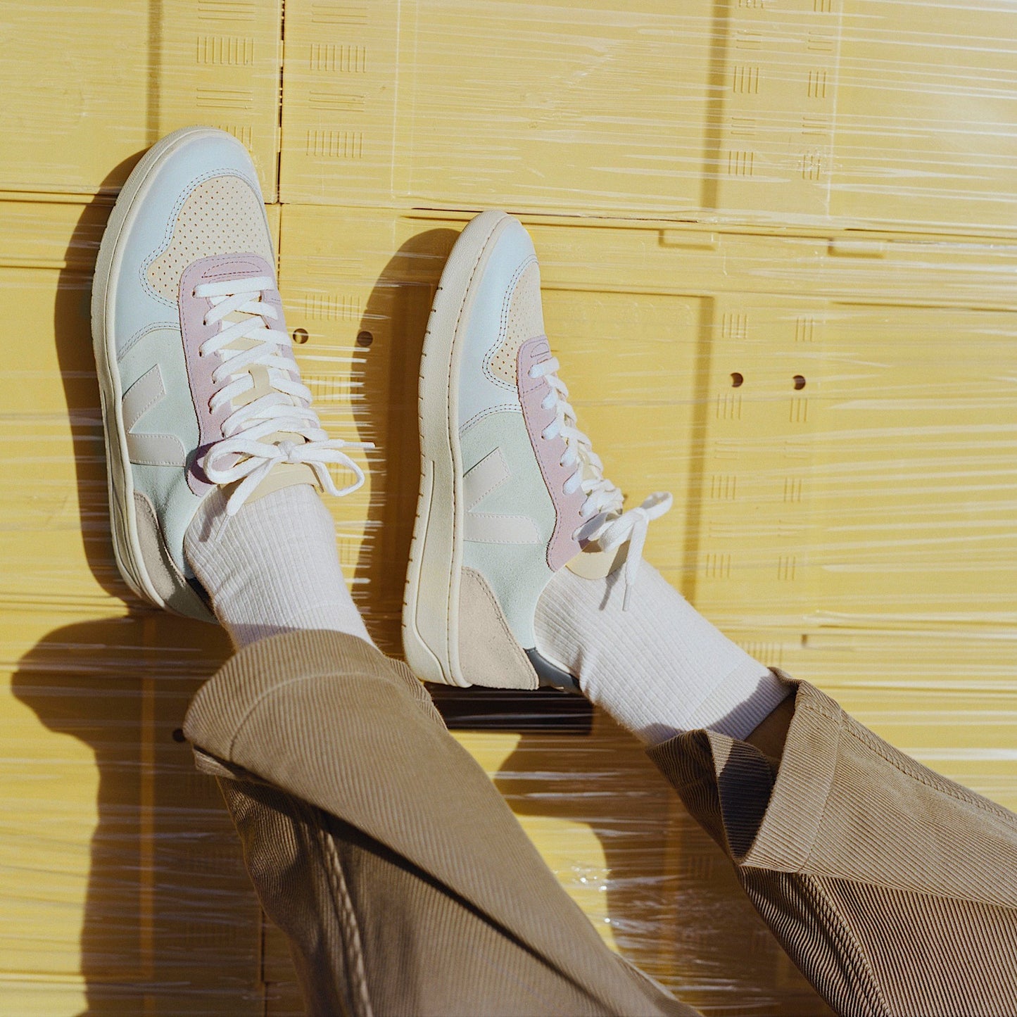 V-10 Suede Jade White Multico