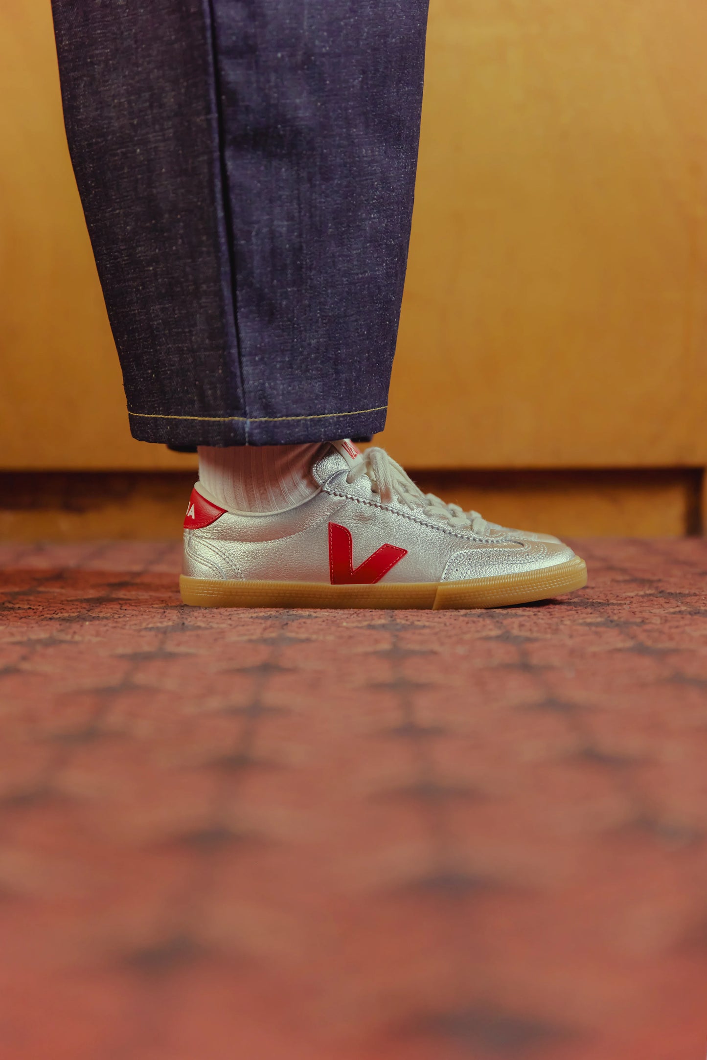 VOLLEY Leather Silver Pepper