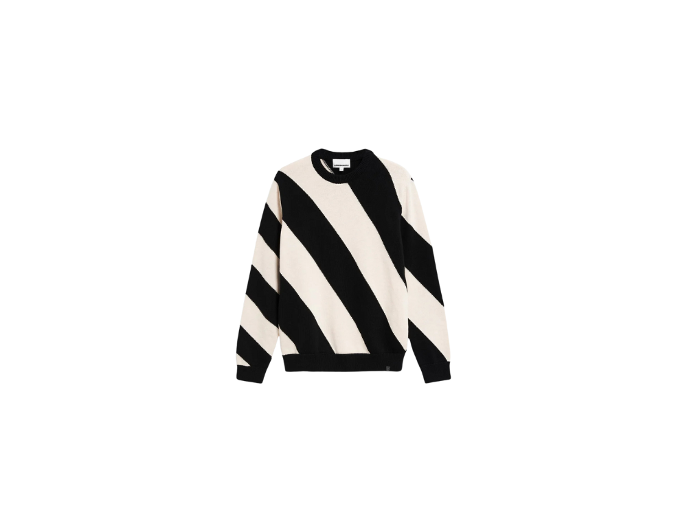 Pulover IOAAN Oatmilk-Black