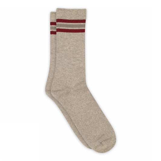 Șosete GORM Bumbac Rib Light Brown