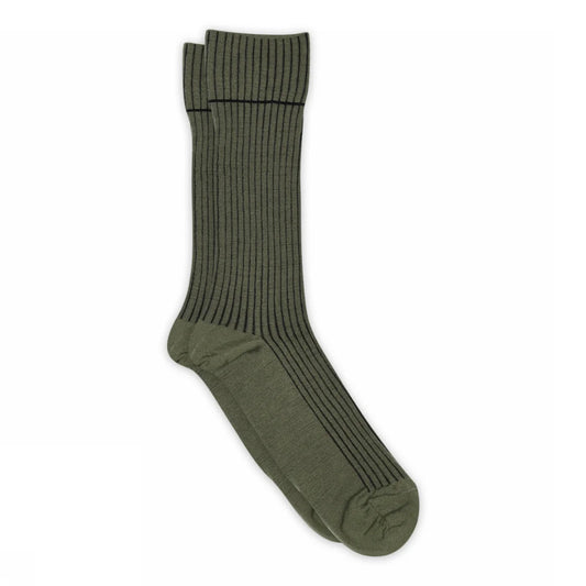 Șosete DITLEV Wool Rib Olivine