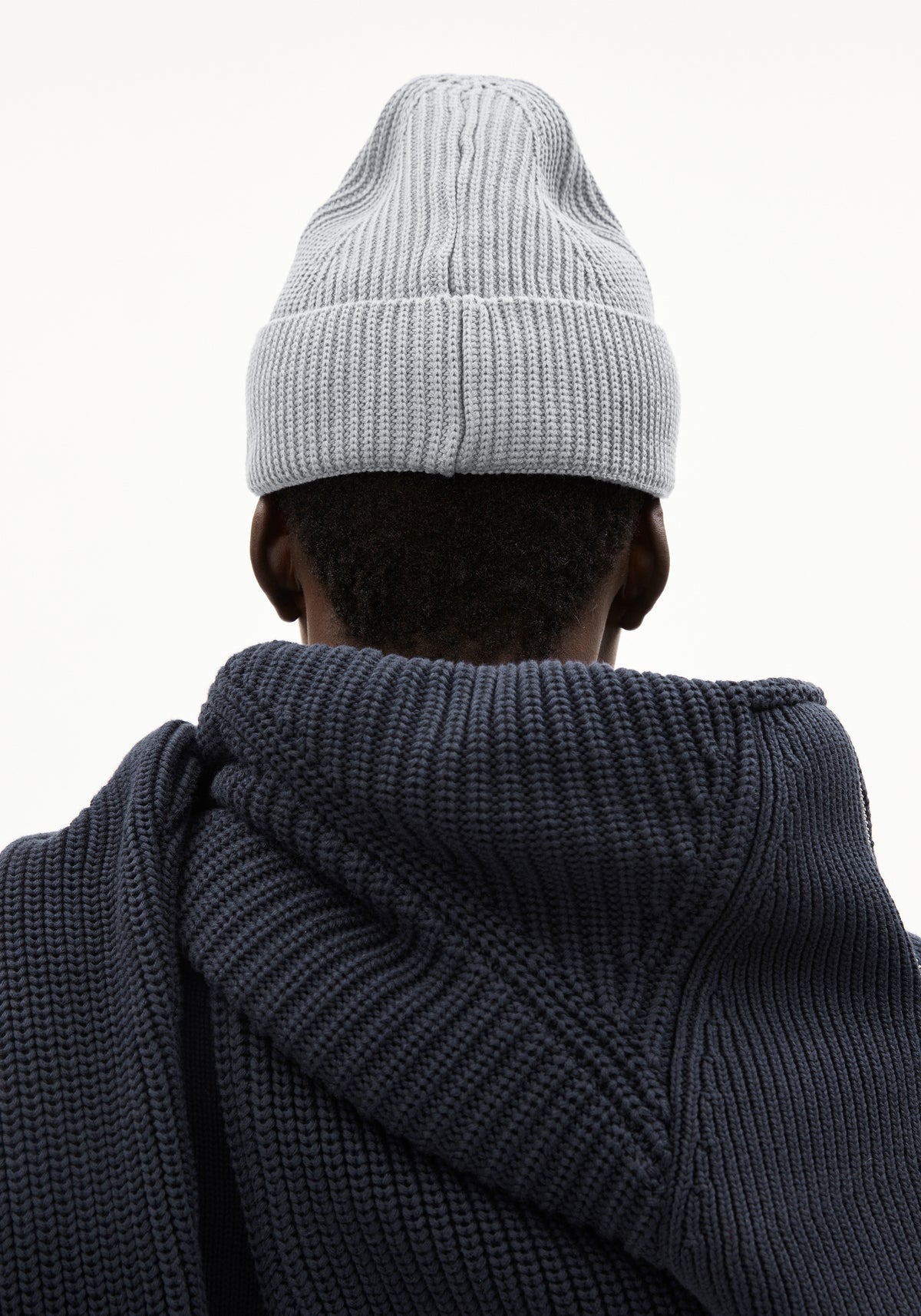 Beanie NILDAAO COTTON Light Grey Melange