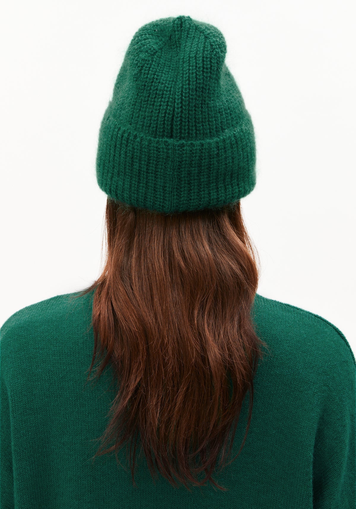Beanie SNOWAA MOHAIR WOOL Emerald Green