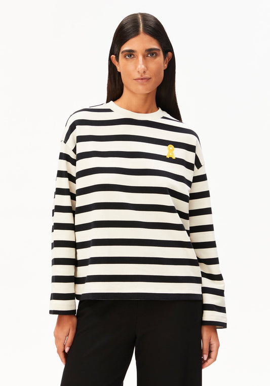 Bluză ICONIC A FRANKAA Bold Undyed Black