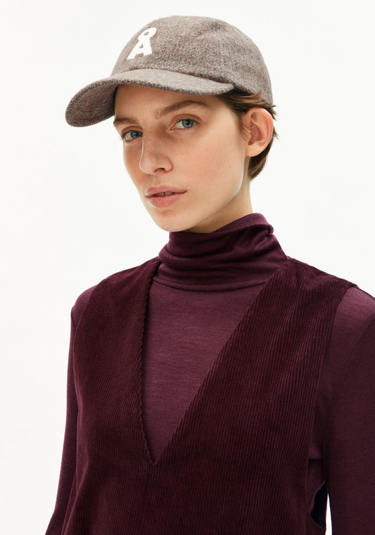 Șapcă YENAAS TWEED Walnut Cream