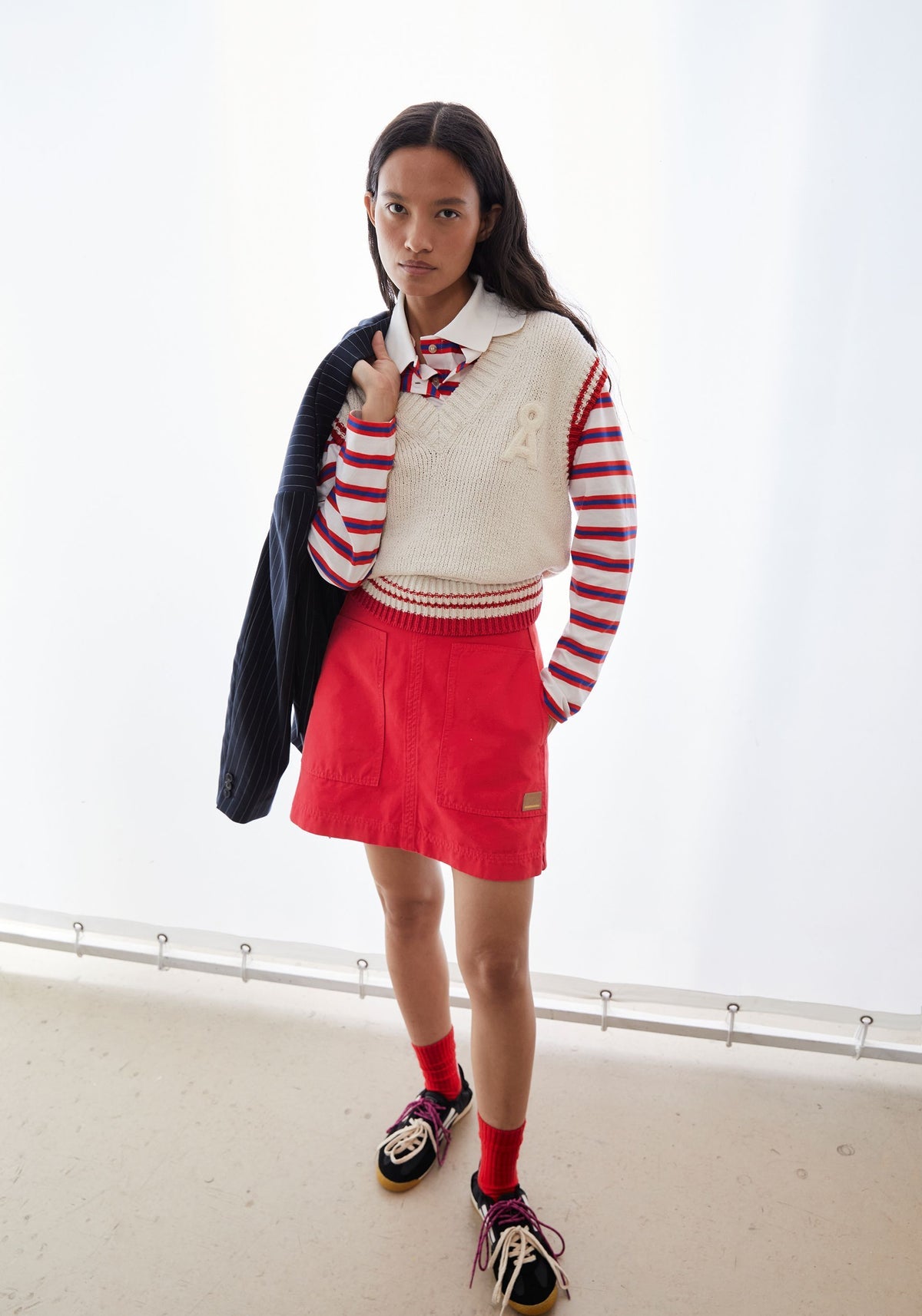 Fustǎ MINI WORKWEAR Mars Red
