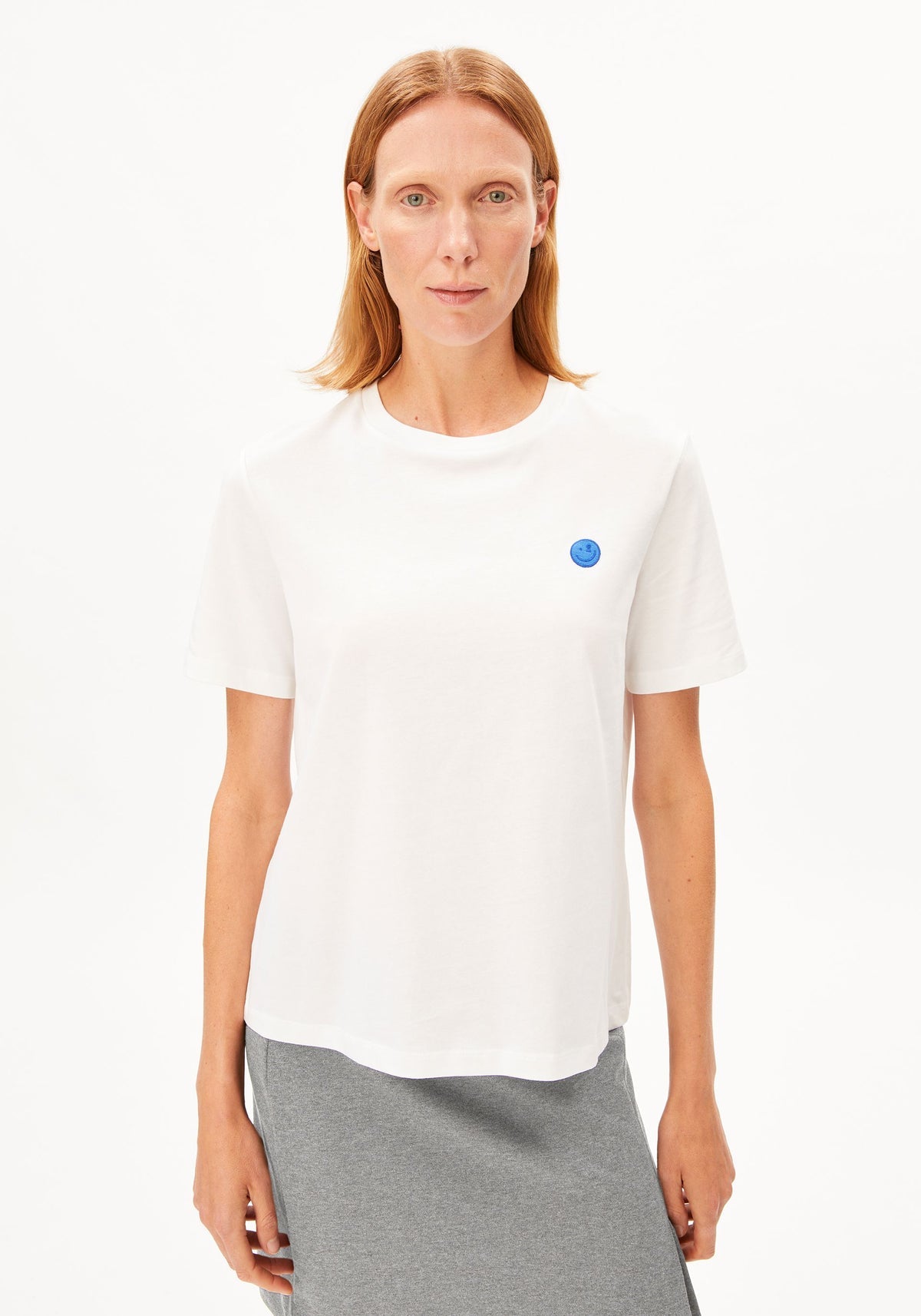 Tricou LUALAA EMBRO White