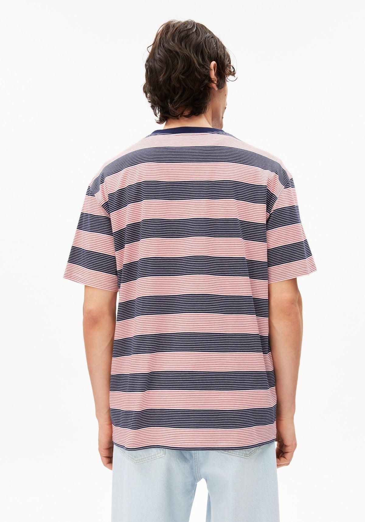 Tricou MAARKOS STRIPES Tinted Navy